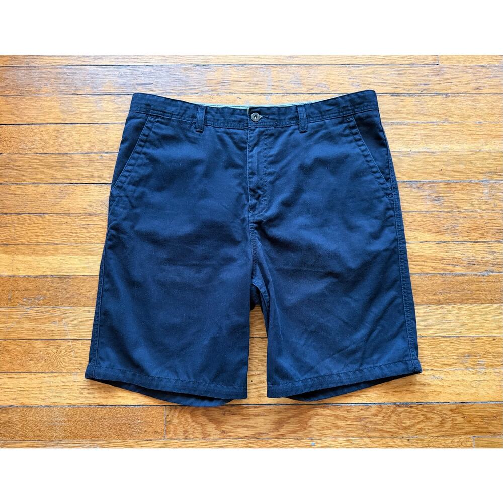 FREEWORLD Black 'Discord | Relaxed' Cotton Shorts Mens sz 36